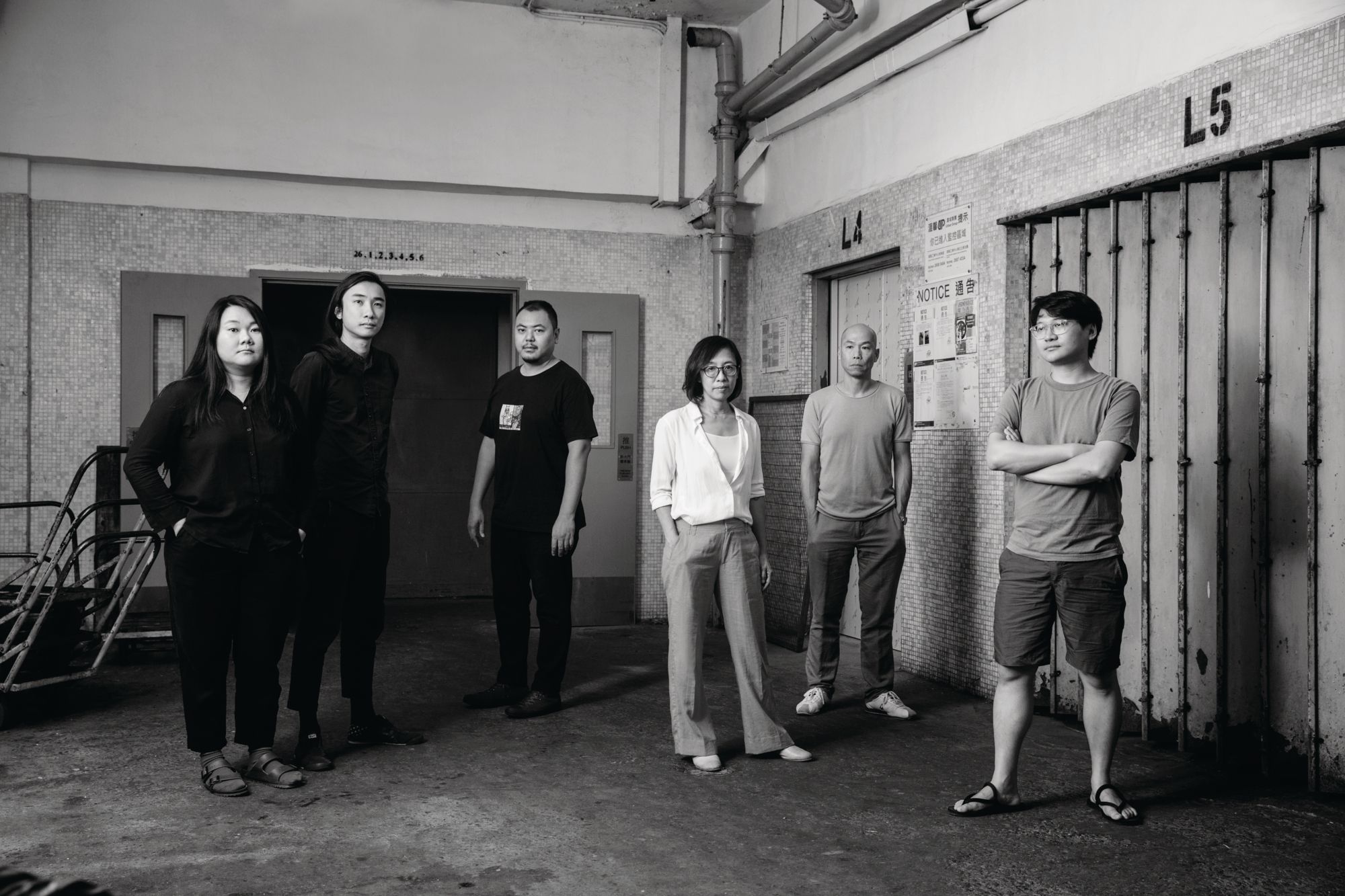 Hilarie Hon, South Ho Siu-nam, Chow Chun-fai, Sara Wong, Leung Chi-wo and Trevor Yeung