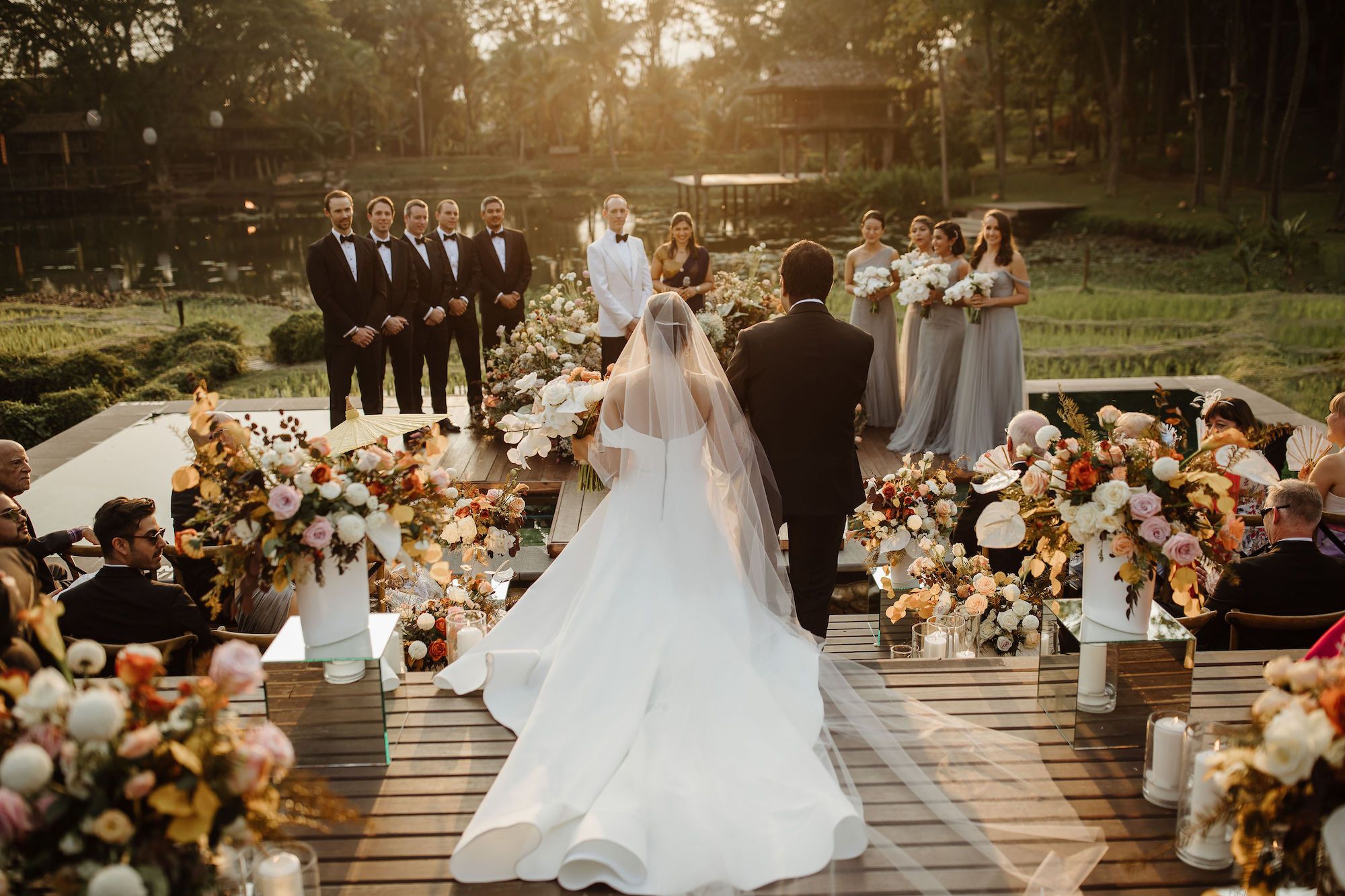 Real Weddings: Inside Rina Hiranand & Aaron Davis's Chiang Mai Celebration