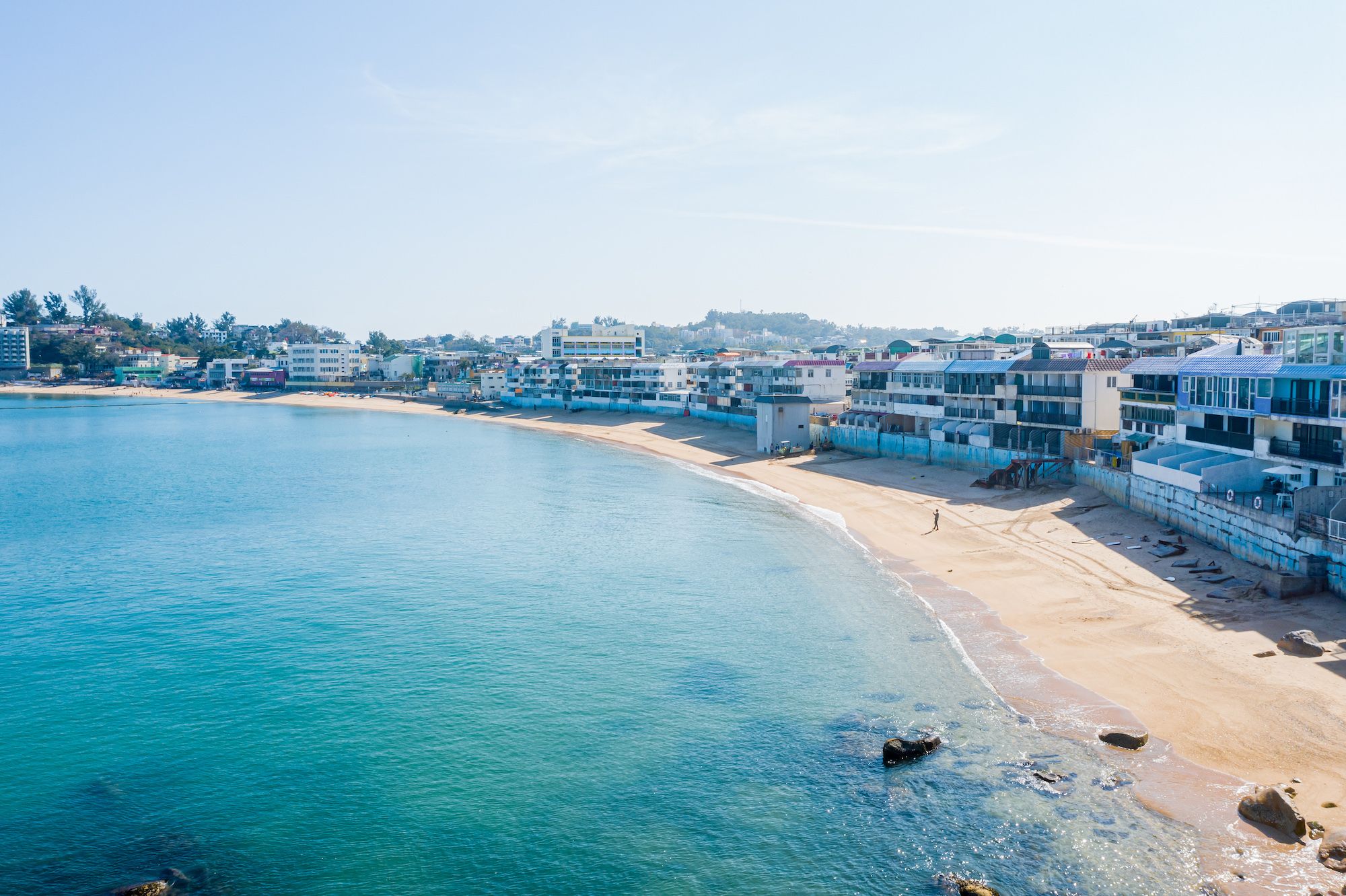 Tung Wan Beach in Cheung Chau island, Hong Kong