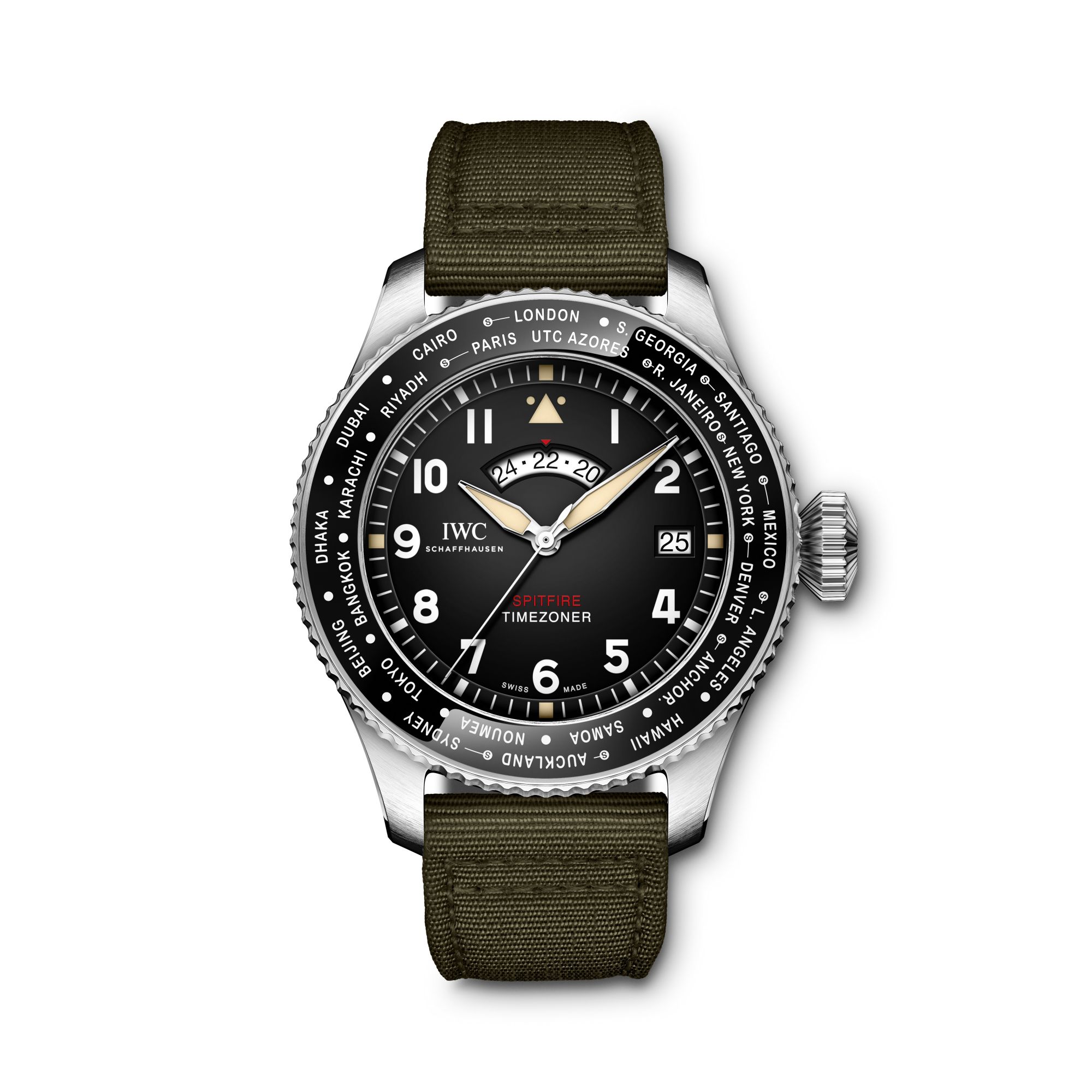 Pilot's Watch Timezoner Spitfire Edition "The Longest Flight" by IWC Schaffhausen