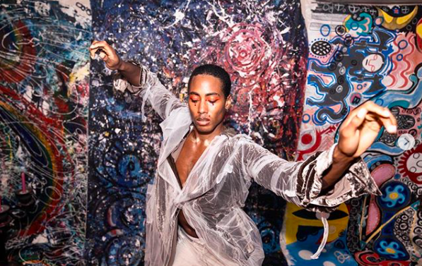 Screencap from Charles Jeffrey's LOVERBOY Party 2.0 - "SOLASTA".