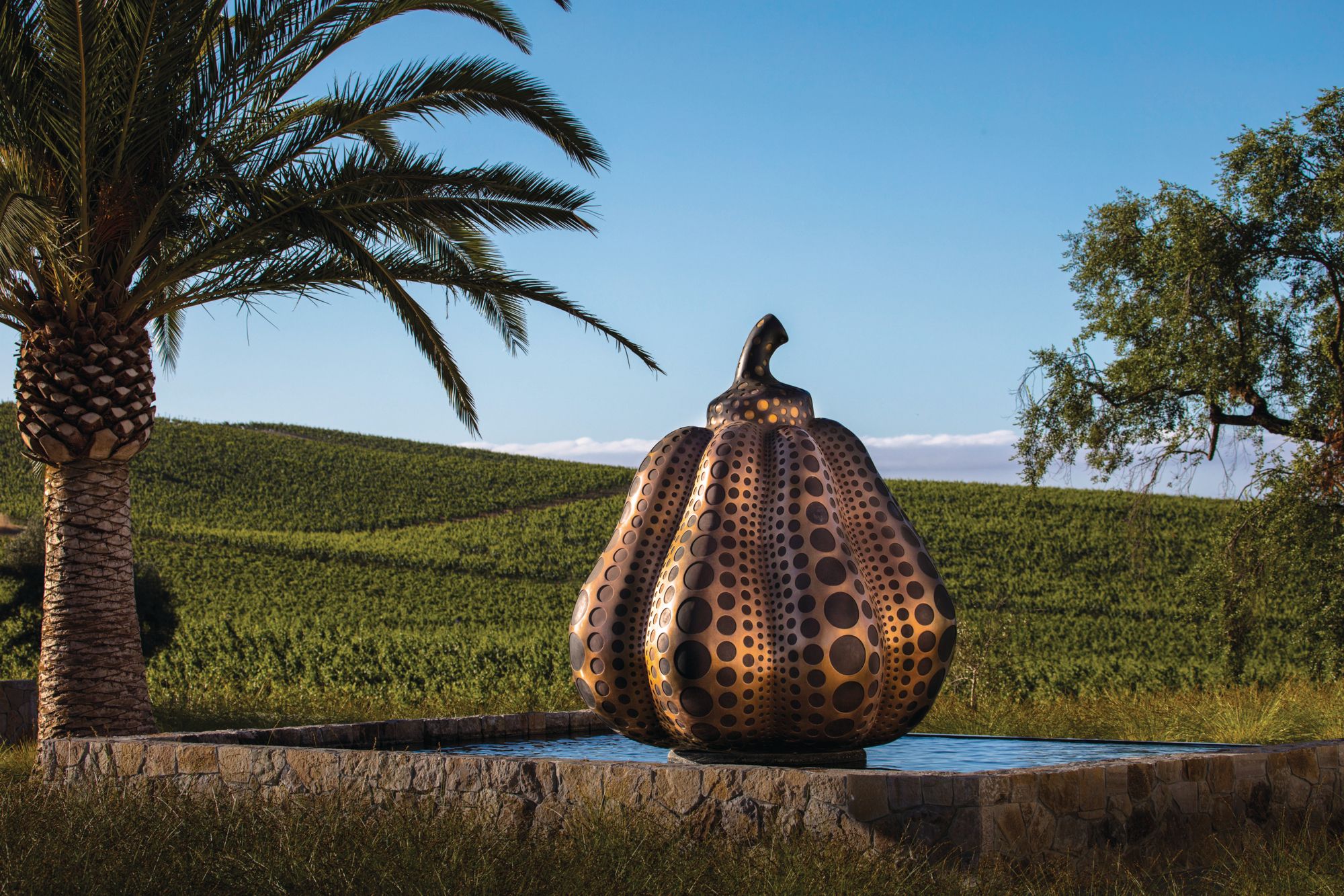 草間彌生的創作《南瓜》(Pumpkin,2014)。(Photo: Robert Berg)