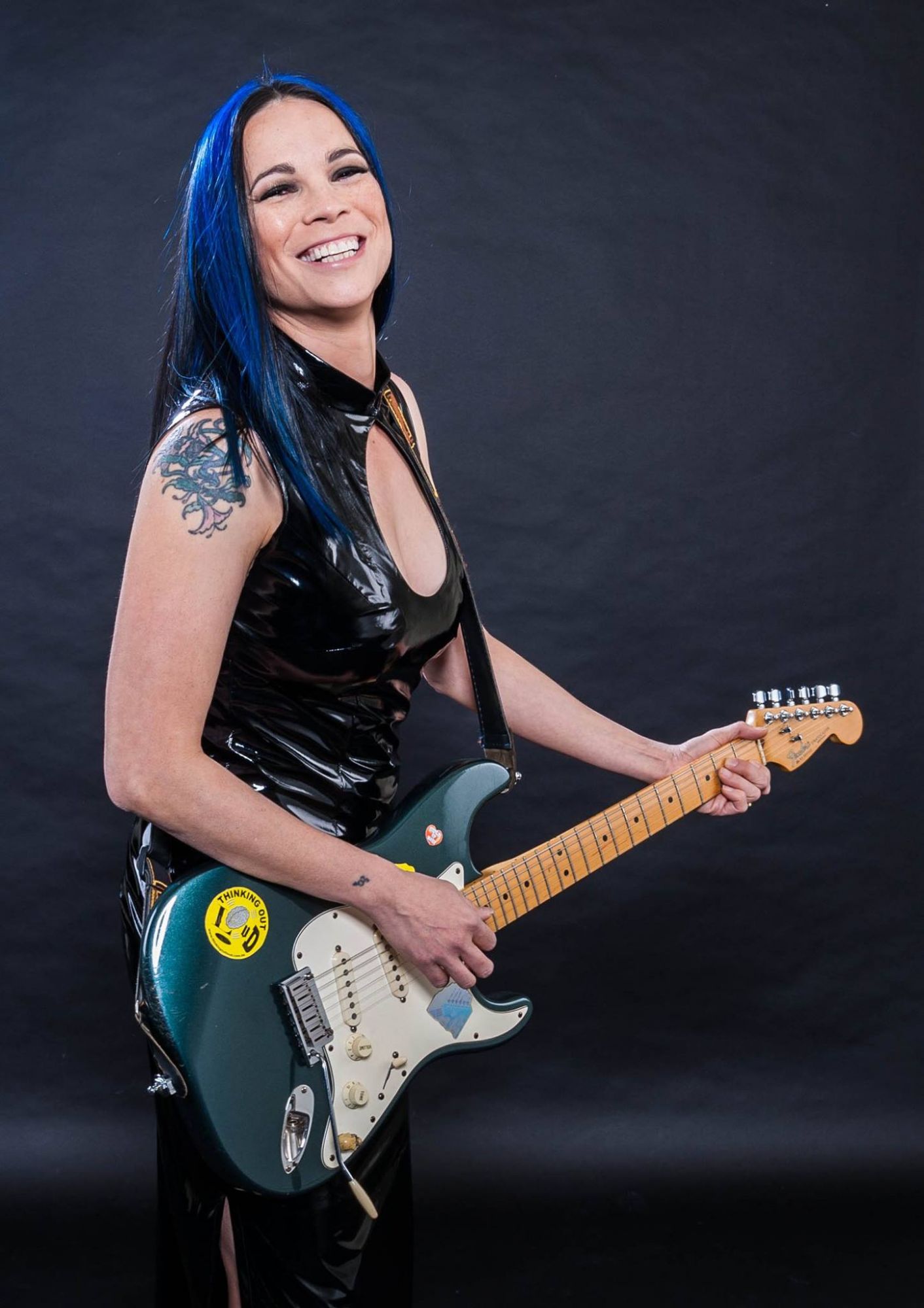 Chris B has been dubbed "the tattooed fairy godmother of Hong Kong's music scene"