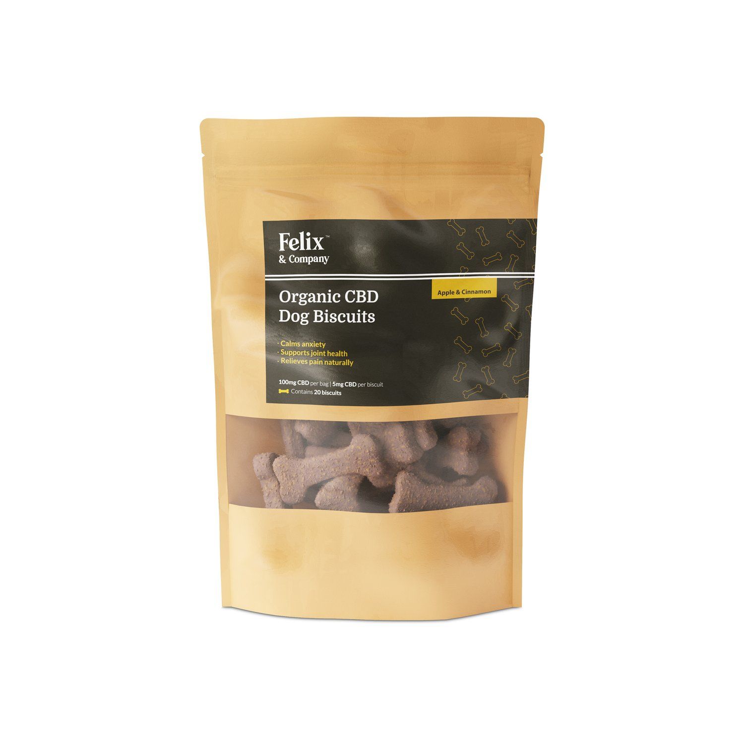 Biscuits pour chiens au CBD biologique de Felix & Co. (Felix & Co.)
