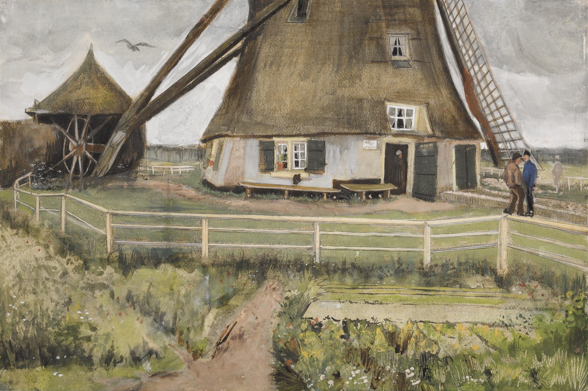 "The Laakmolen Near The Hague" by Vincent Van Gogh