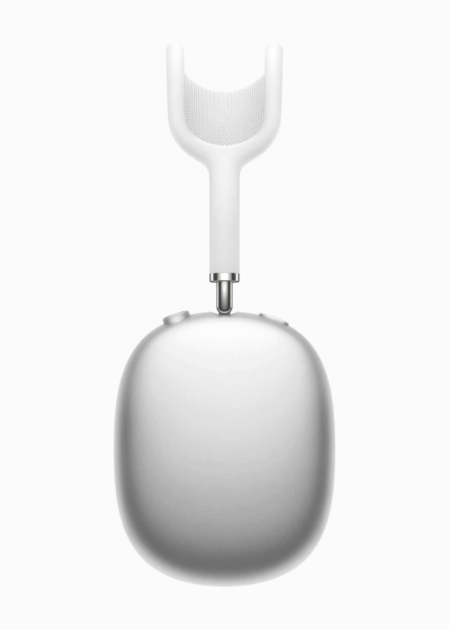 AirPods Max耳機頭帶的頂部網面採用了通風透氣的網狀編織,能分散重量、減輕頭部的壓力感。(Photo: Courtesy of Apple)
