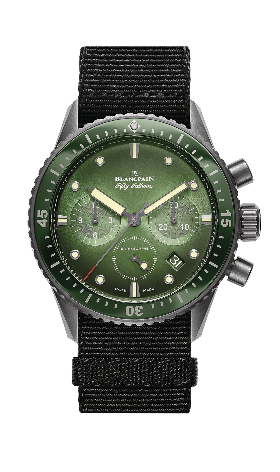 Fifty Fathoms Bathyscaphe Chronograph Flyback by Blancpain