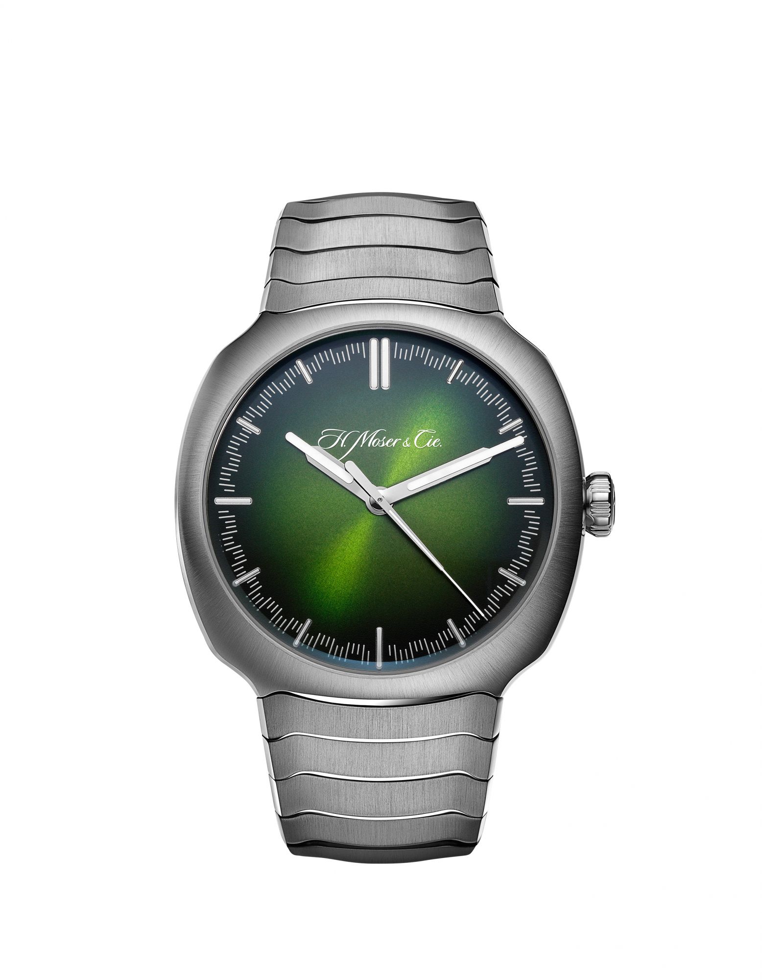 Streamliner Centre Seconds Matrix Green by H Moser & Cie