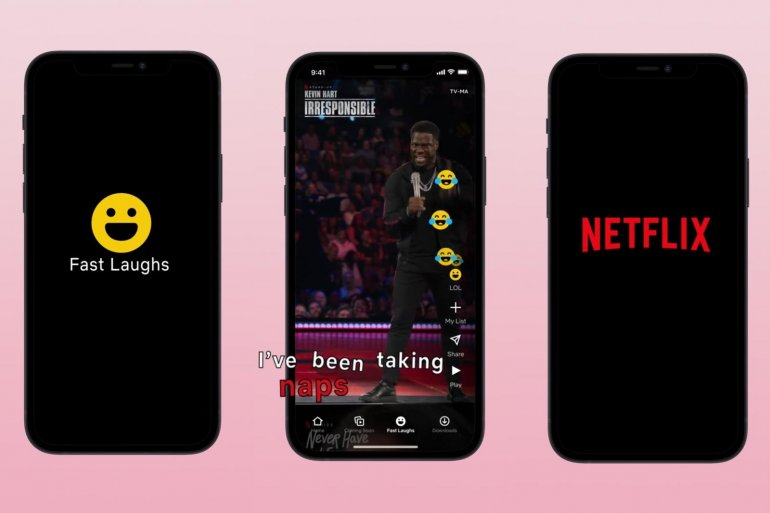Netflix Launches Fast Laughs, Their TikTok-Style Feature