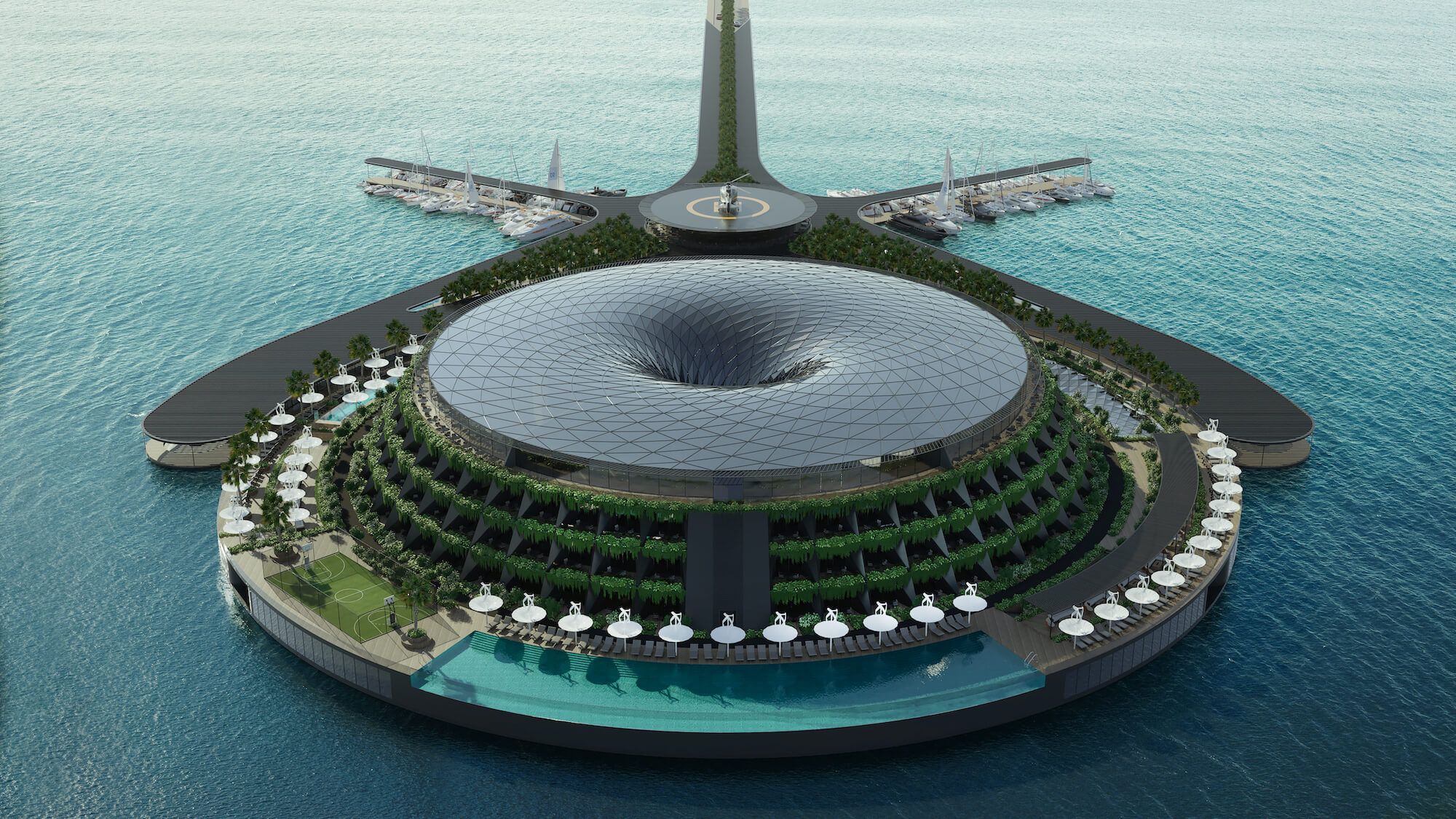 Qatar Plans To Build A Floating Eco-Luxury Hotel As Soon As 2025
