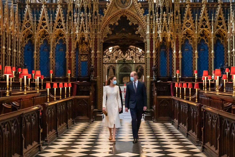 Prince William and Kate Middleton Visit Westminster Abbey, Where They