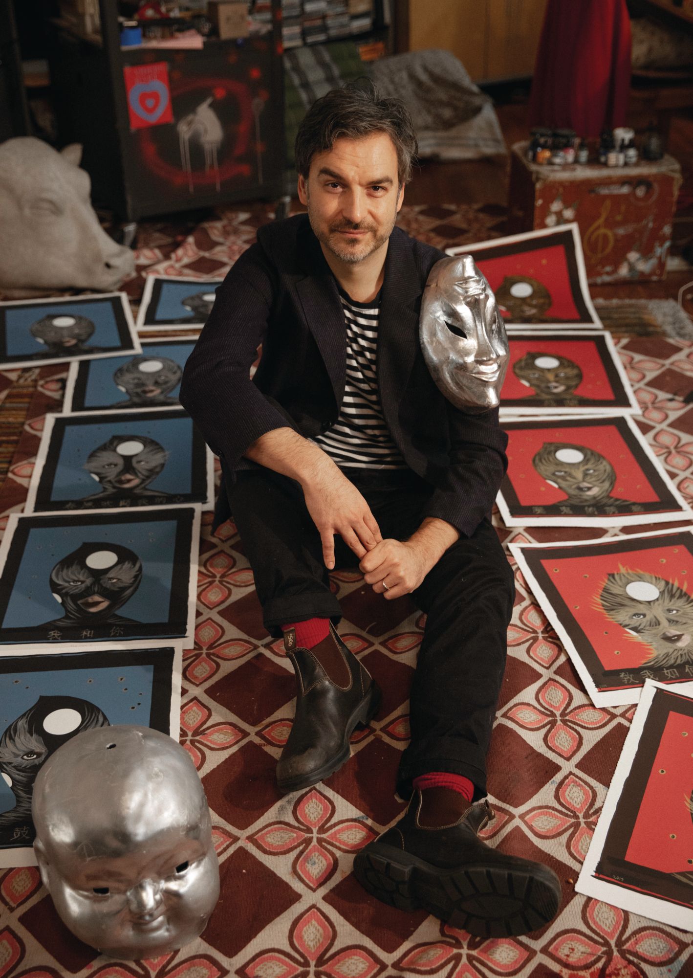 Marcel Dzama Unveils A New Painting Inspired By Hong Kong—Which He Made Especially For Tatler