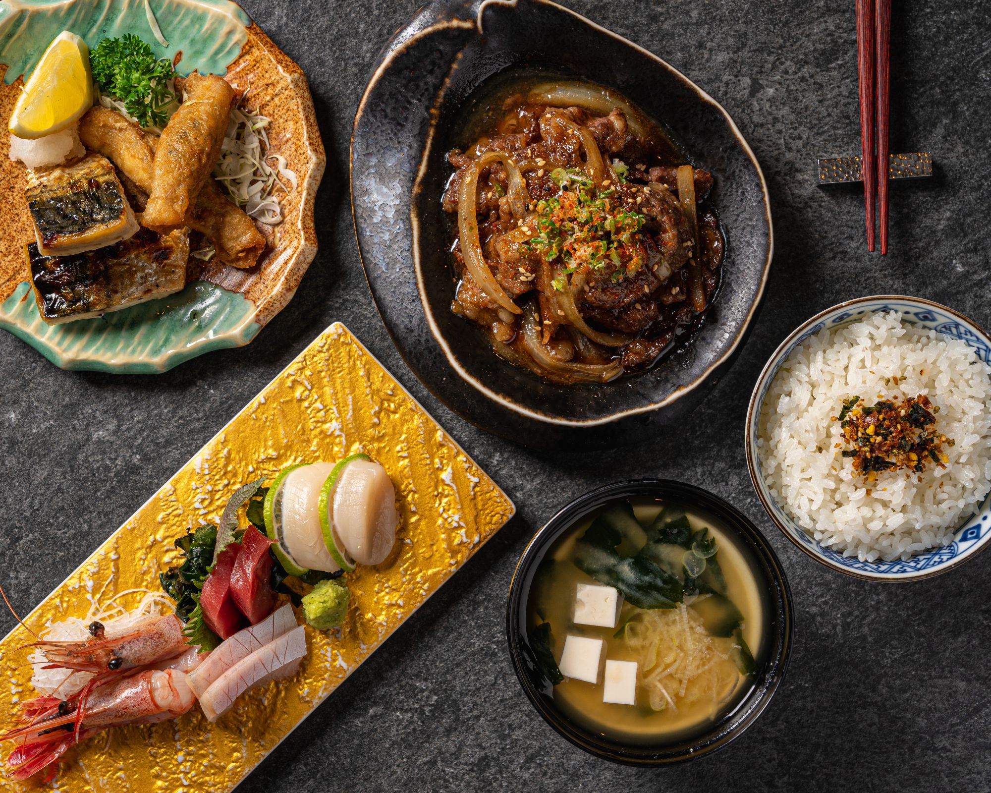 Build Your Own Lunch Set At Fumi