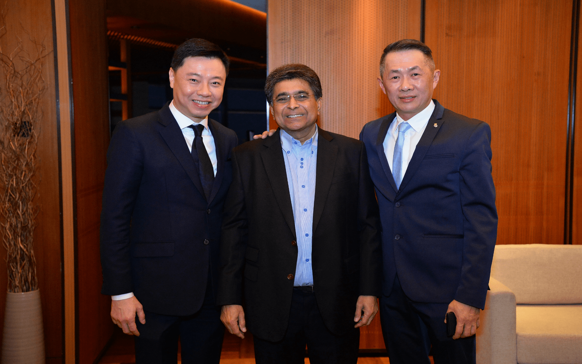 Tay Liam Khoon, Dato' Sri Jeffrey Raymond and Chris Wan