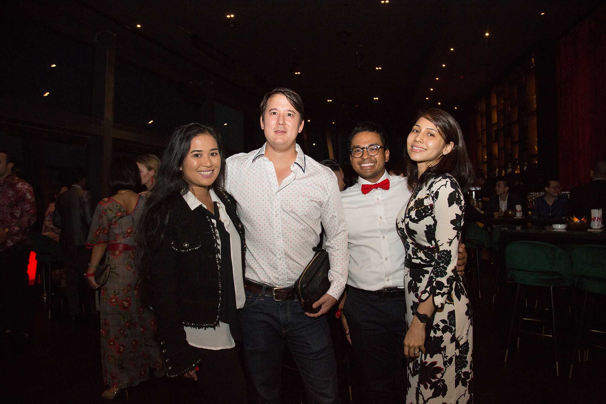 Qamra Jema Khan, Richard Battersby, Fariz Zain and Aneesha Variah