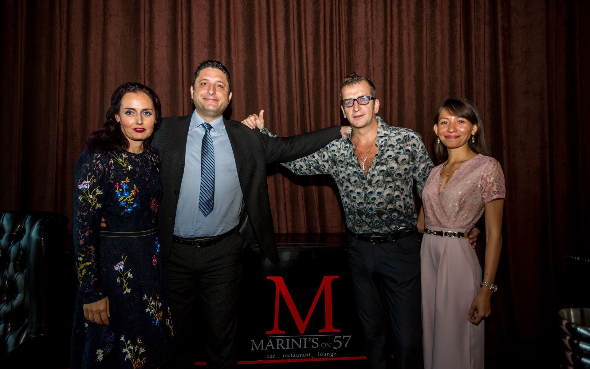 Silvia Marrara, Angelo D'Auria, Modesto Marini and Ruth Alabastro