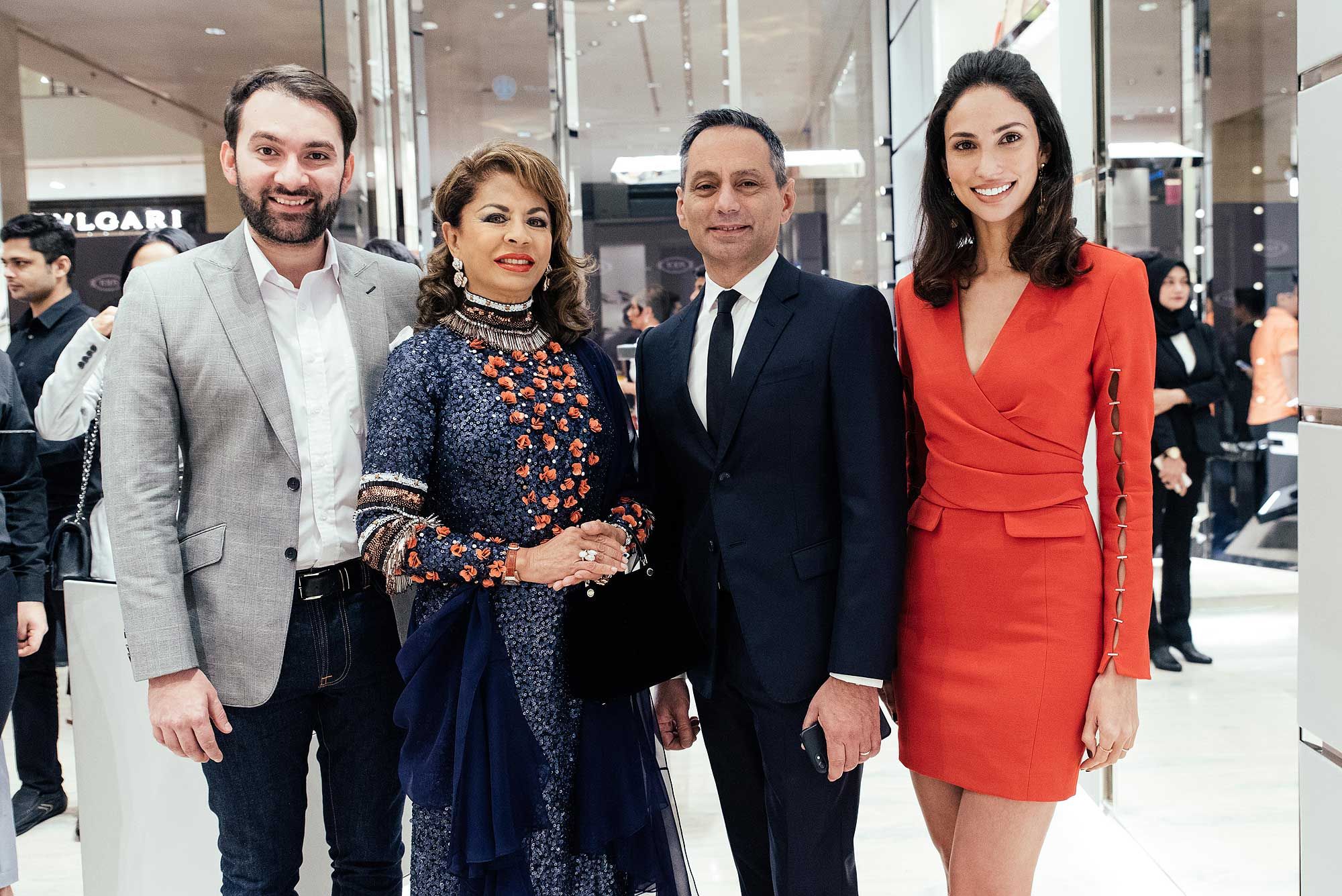 Dr Rajiv Bhanot, HRH Sultanah Kalsom of Pahang, Massimo Caltagirone and Deborah Henry