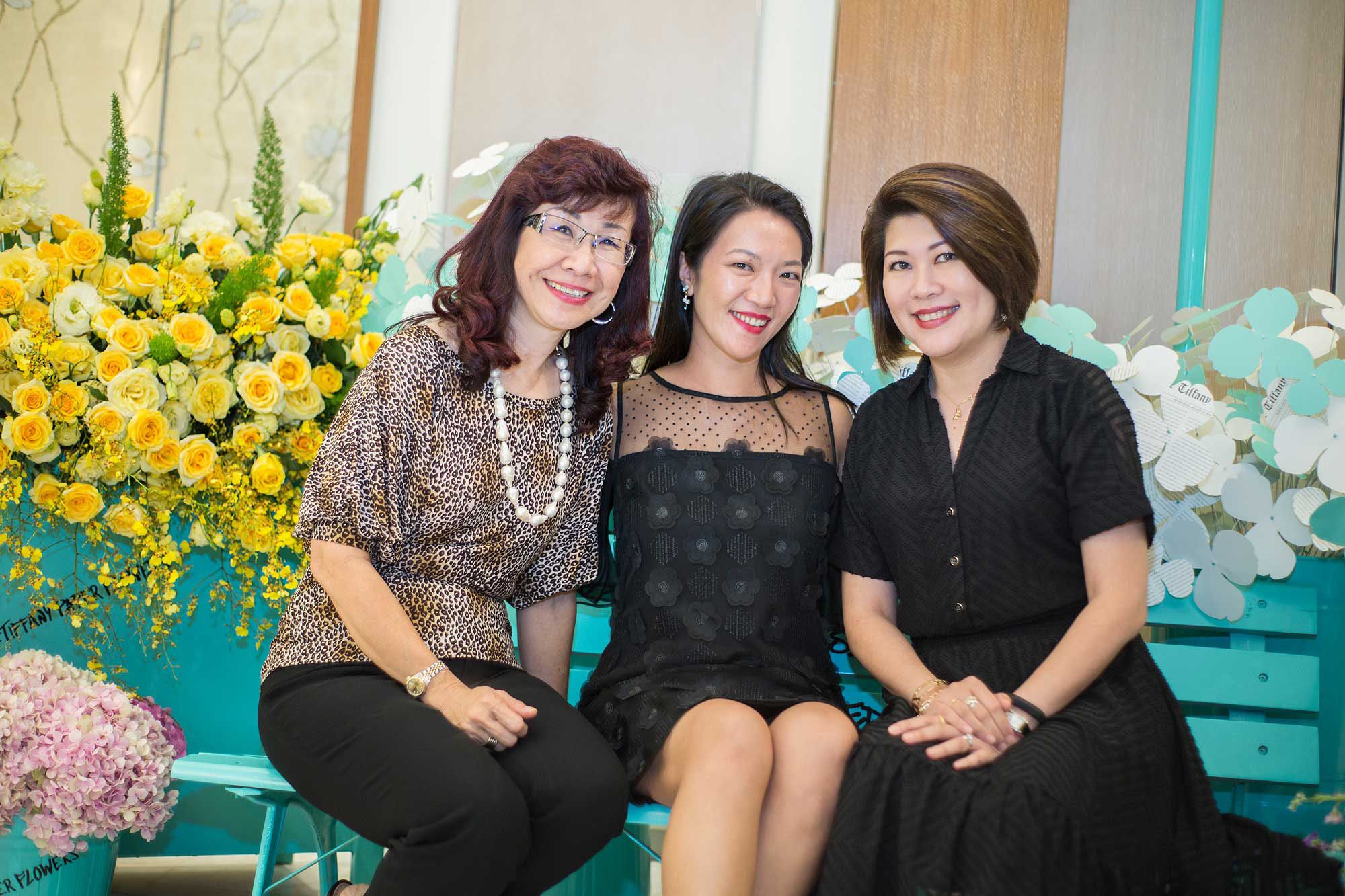 Florence Fang, Wong Wei Ling and Cesarine Lim