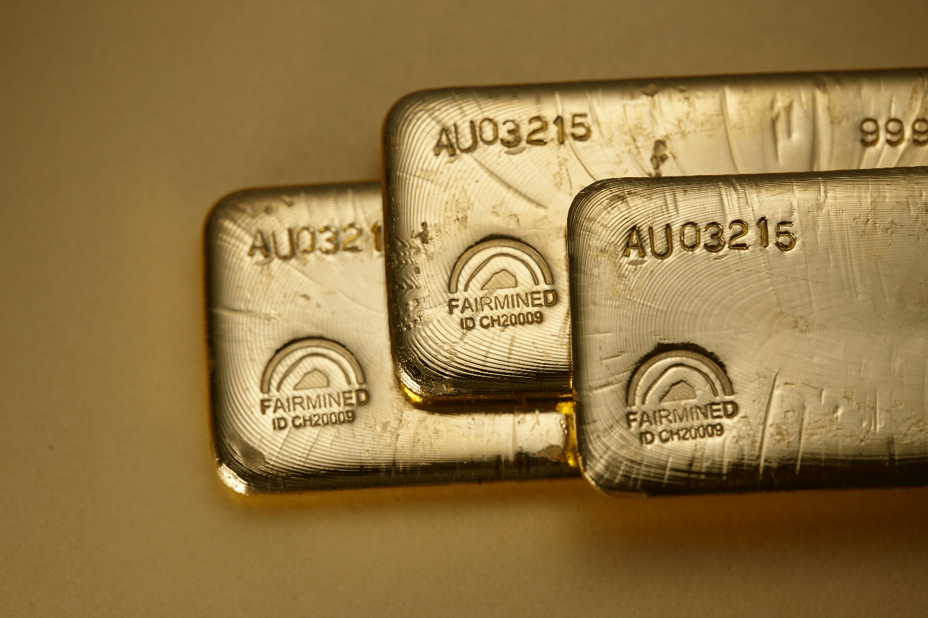Fairmined gold ingots. Photo: Chopard