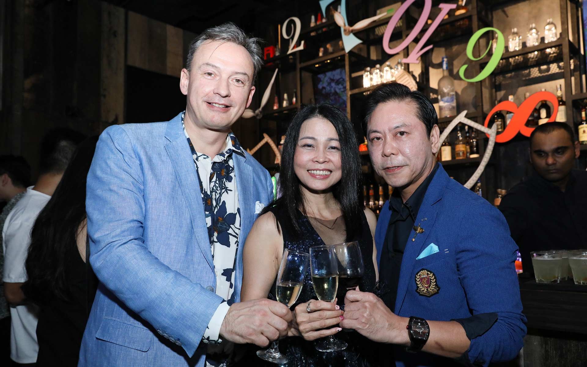 Chief Operating Officer Nicholas Rudaz, Datin Sri Joey Tor and Dato' Sri Jackie Tor