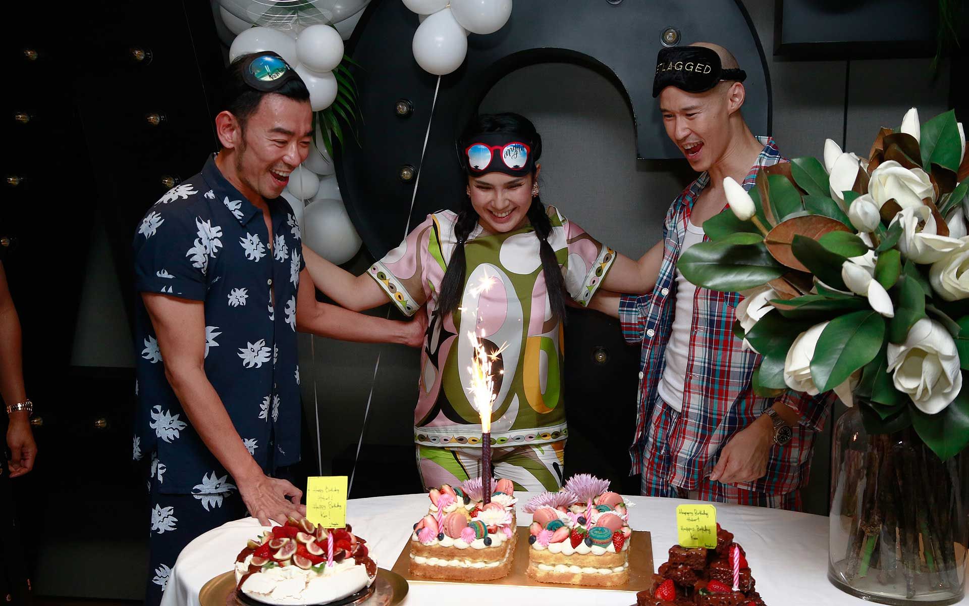 Ken Lim, Angela Karto and Hubert Hoi