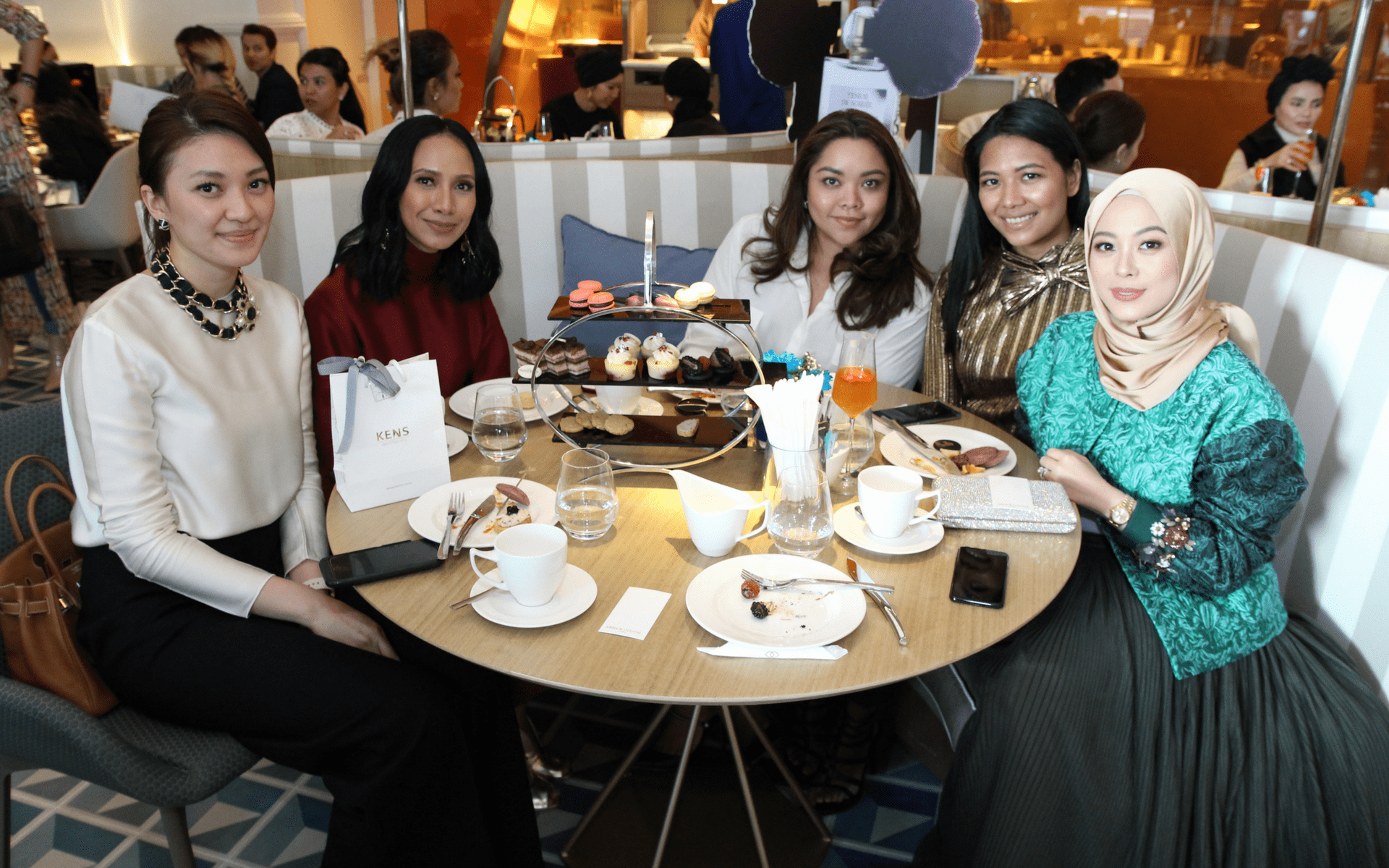 Carmey Chua, Izrin Ismail, Tunku Dato’ Kaiyisah Kamil Ikram, Zaida Ibrahim and Datin Vivy Yusof