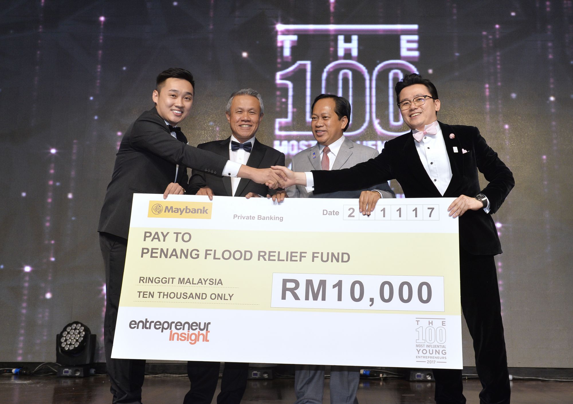 Kris See Ke Shyang, Dato' Wan Latiff Wan Musa, Datuk Ahmad Maslan and Dato’ KK Chua