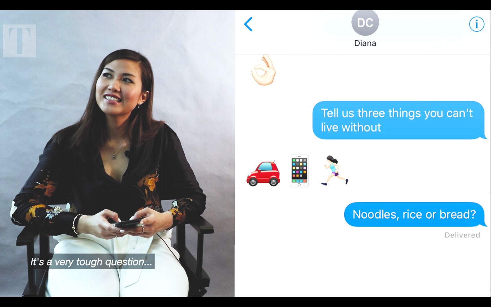 Video: Emoji Speak With MasterChef Australia Winner Diana Chan