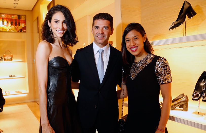 Deborah Henry, Laurent Barrere, and Datuk Nicol David