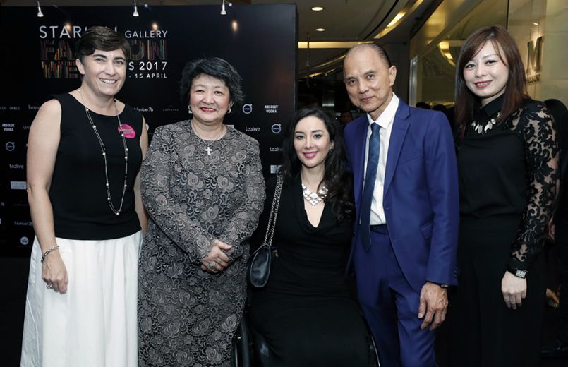 Angela Macdonald, Dato' Yeoh Soo Min, Elyssa Davies Ting,Professor Dato' Jimmy Choo and Illiza Ho