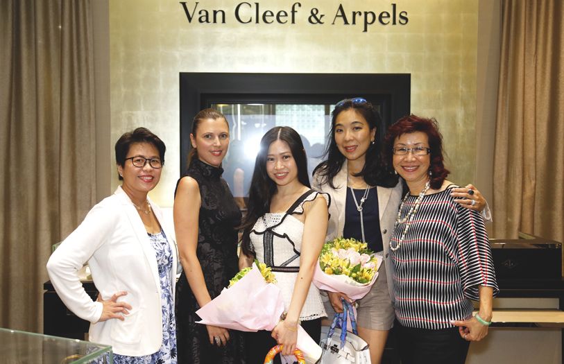 Elizabeth Soong, Charlotte Tanneur, Lim May Shen, Lim Wei-Ling and Florence Fang