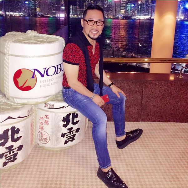 Datuk Kelvin Tan enjoyed some fresh sushi and sashimi in the perimetres of Nobu Hong Kong. (Photo: @kelvintanap)