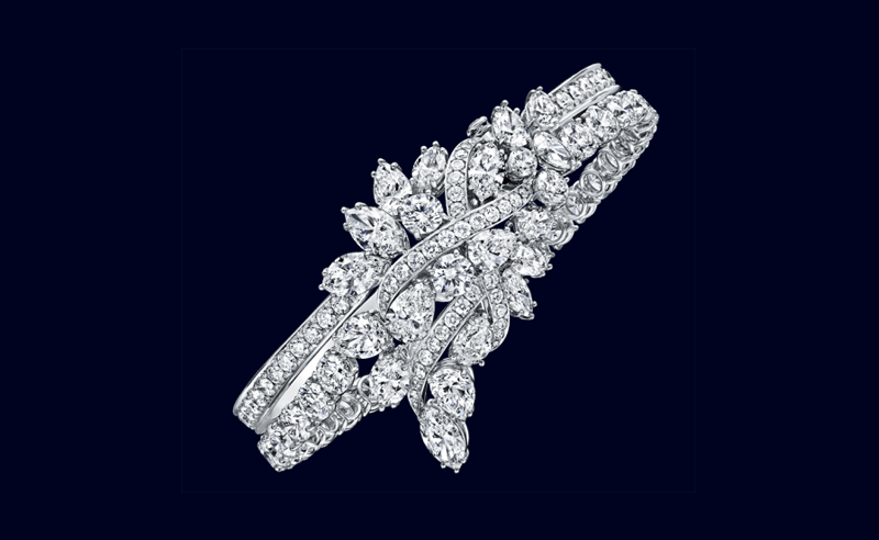Harry Winston Secret Cluster diamond bracelet
