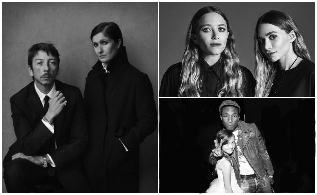 Valentino, The Row, Pharrell Williams