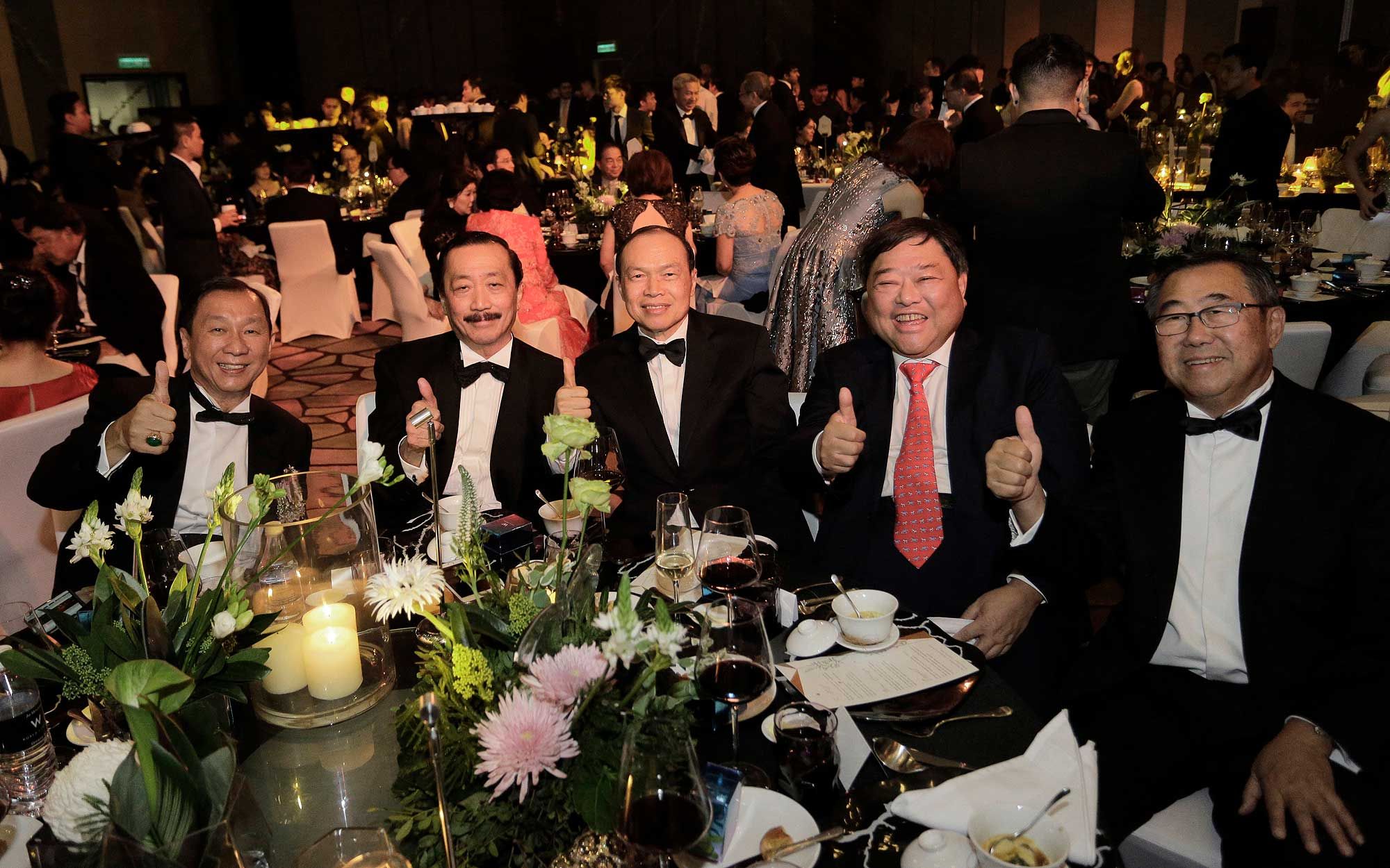 Tan Sri Danny Tan, Tan Sri Vincent Tan, Tan Sri Lim Wee Chai, Tan Sri David Chiu and Tan Sri Lee Oi Hian