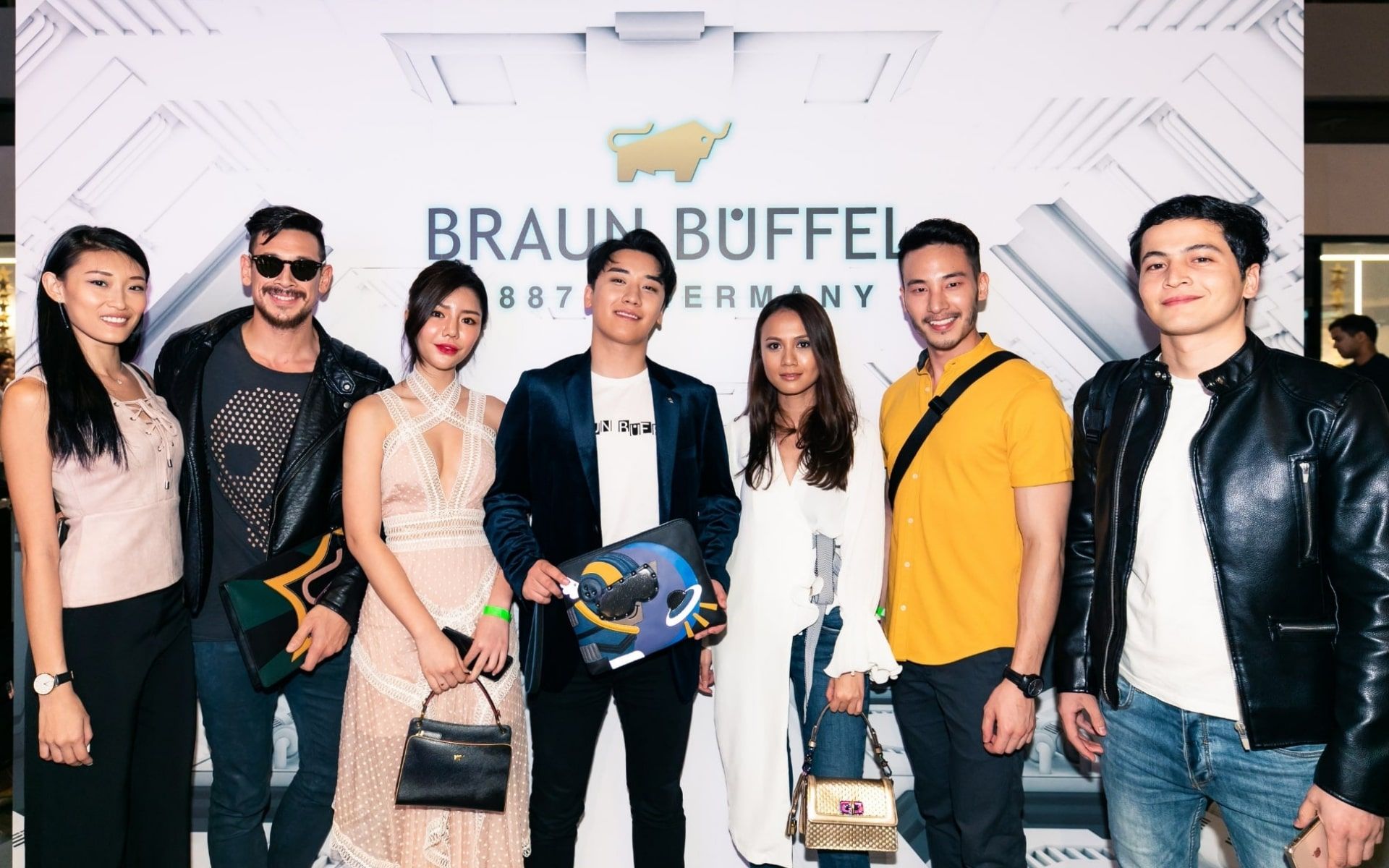Sharin Keong, Peter Davis, Josephine Yap, Seungri, Reem Shahwa, Josh Kua and Daler Yusuf