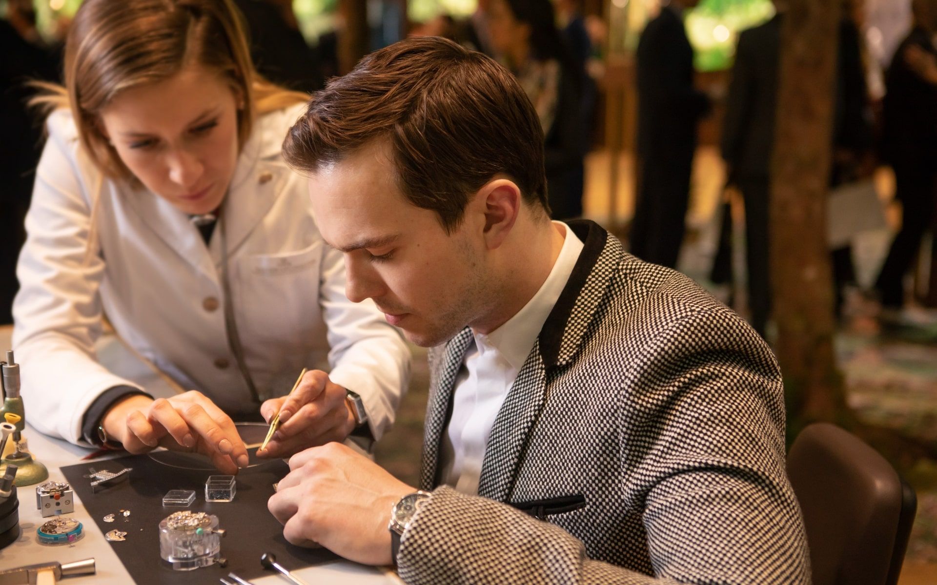 Nicholas Hoult at Jaeger-LeCoultre
