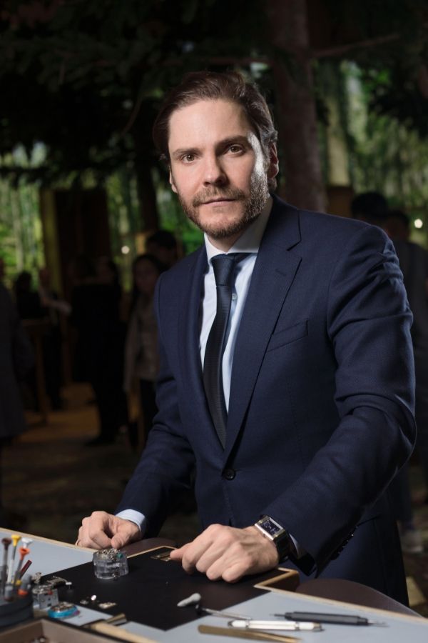 Daniel Brühl at Jaeger-LeCoultre