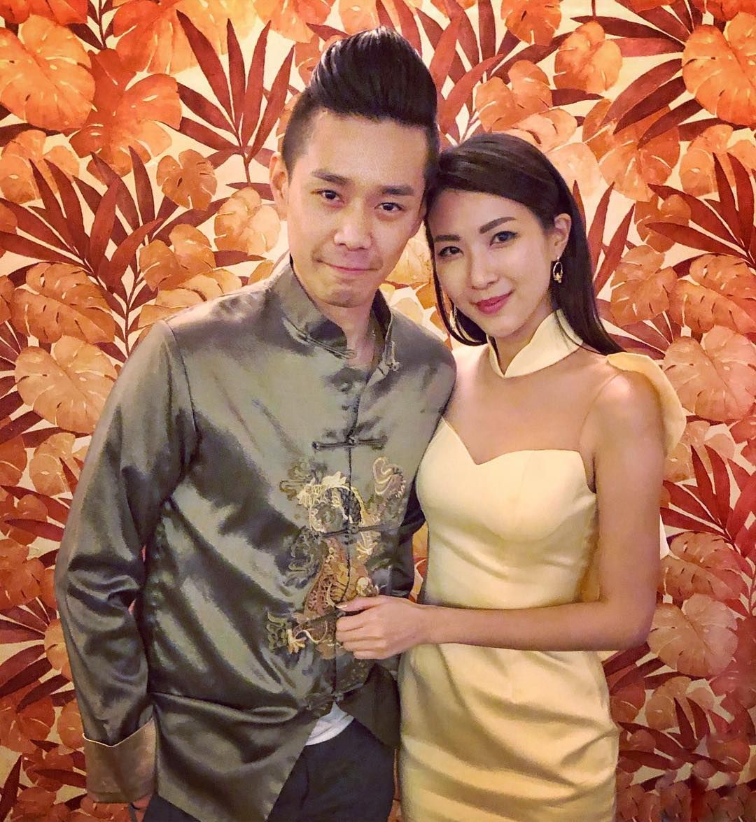 Angelyn Chong and Mah Kok Wah killed 2 birds with one stone, dressed for CNY Day 10 that doubled as their Valentine’s Day look (Photo credit: @angecwl)