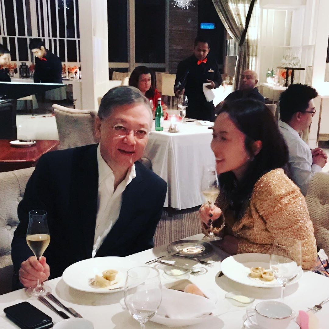Shawna Yap and Yap Teak Sing opted for their usual place, Mandarin Grill, Mandarin Oriental Kuala Lumpur, for an evening of fine wine and dine (Photo credit: @shawnacoolcat)