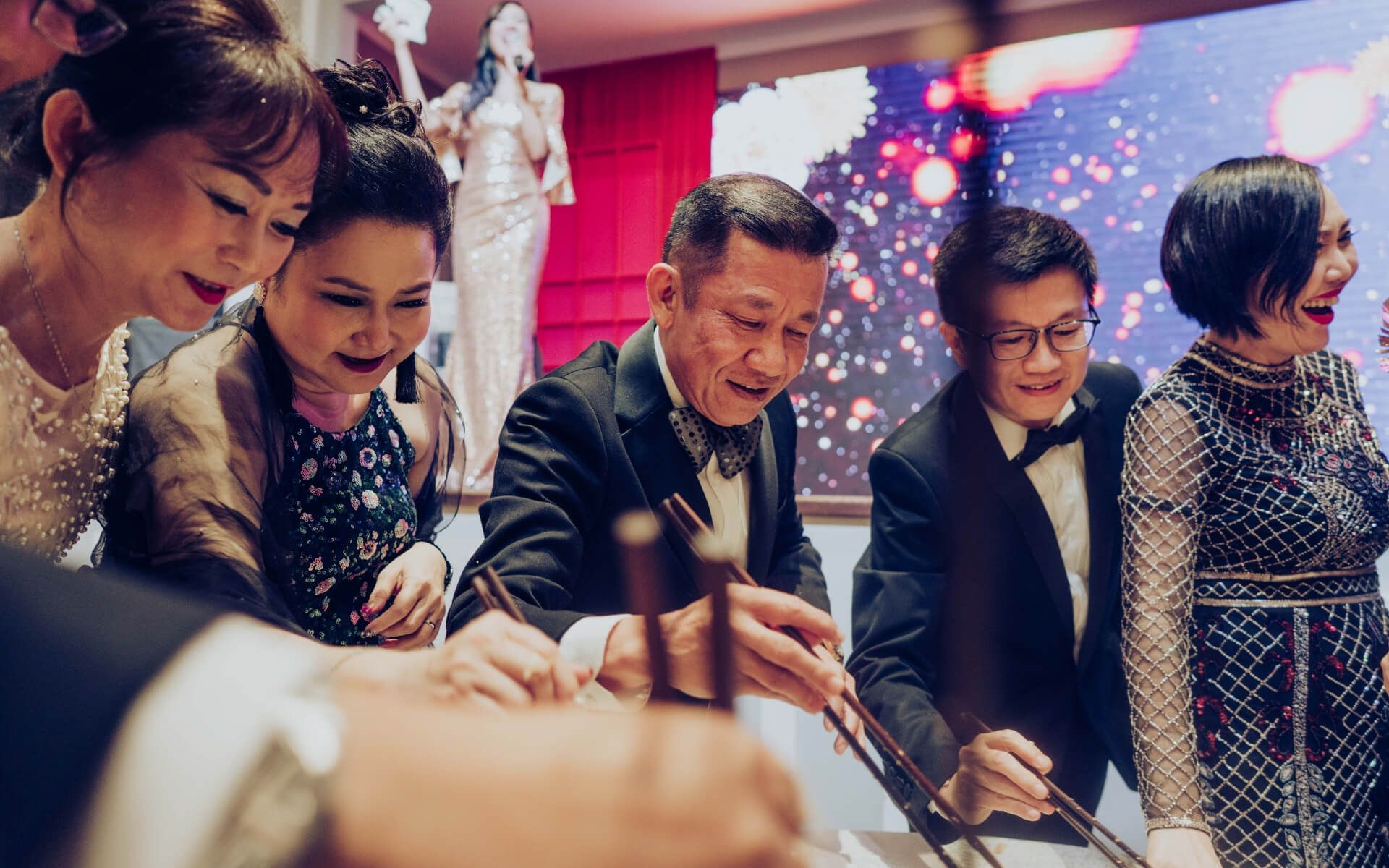 Wong Man Ling, Patricia Kwan, YY Kwan, Wilson Guan and Franscine Low