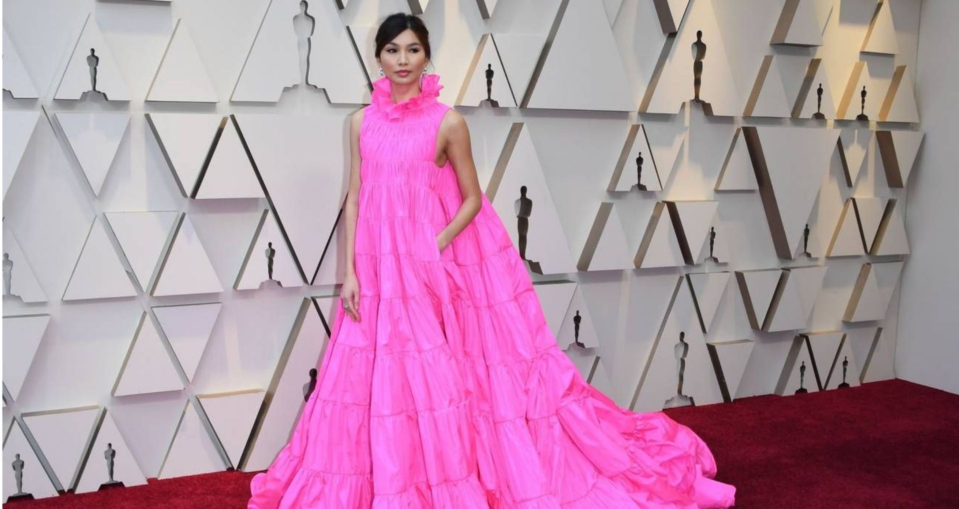 Gemma Chan in Valentino