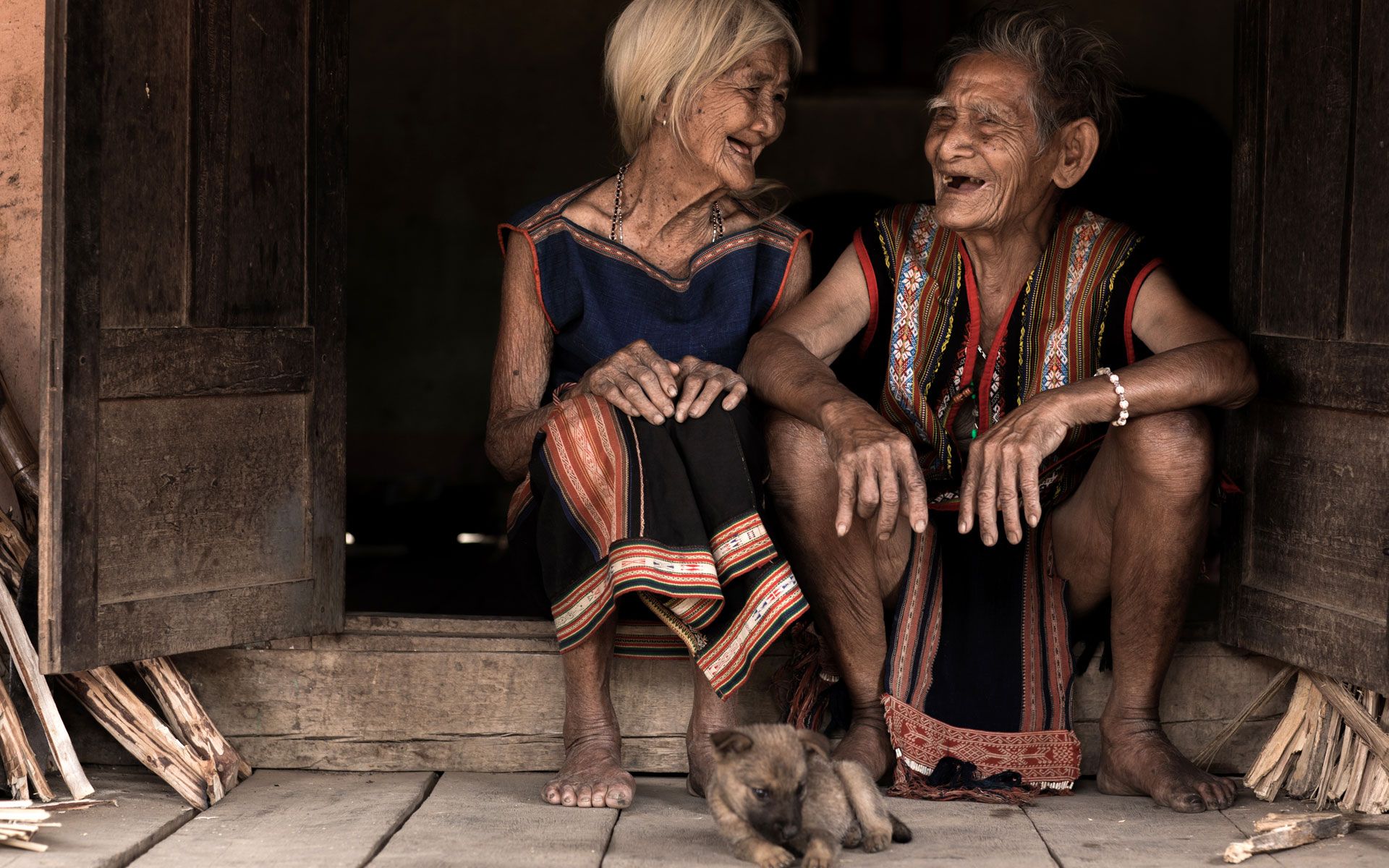 A couple from Kontum province, Vietnam