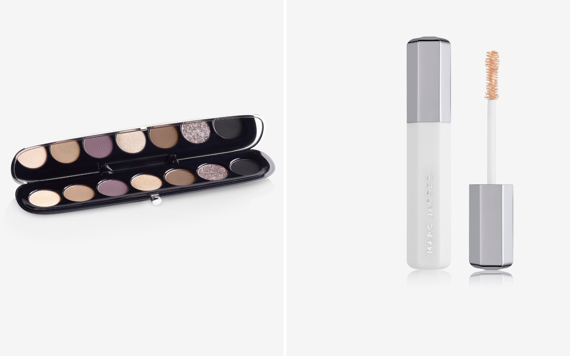 Inspired by Marc’s love of an expressive eye, the brand new Velvet Primer Epic Lash Primer and limited edition Eye-Conic Multi-Finish Eyeshadow Palette in Steel(etto) deserve a spot on your dresser. The specially-curated, limited-edition palette features a mix of unexpected neutrals and smoky shimmers in covetable chrome packaging, while the lash primer conditions and treats your lashes for maximum mascara output – even while you sleep!