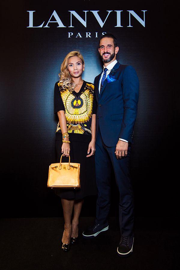 2017 October: Bringing the sunshine with her, in a yellow-popped outfit at the opening of KL's Lanvin store