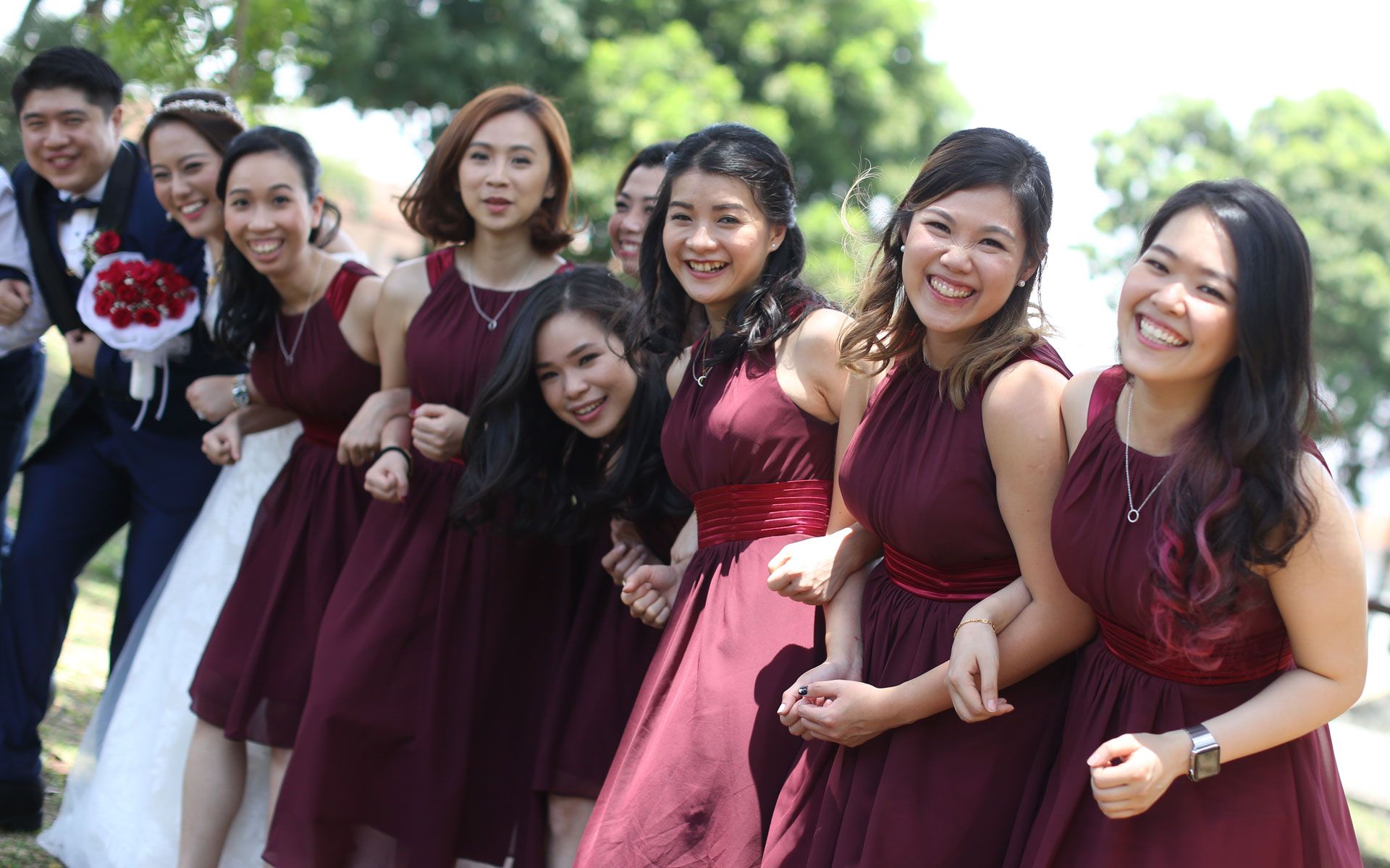 Christopher Tock, Woon Li Lian, Chooi Weng Yi, Cadee Chee, Kay-In, Christine Wong, Jilly Sorip, Ho Yu-Li and Liz Tan