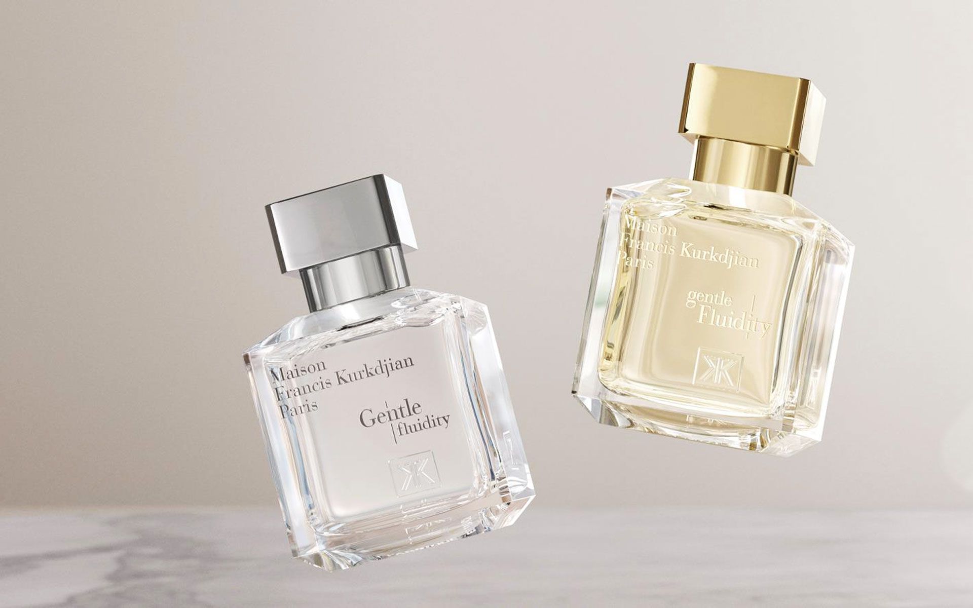 Maison Francis Kurkdjian Paris’ Gentle Fluidity duo sprung for the perfumer’s imagination to offer two distinct olfactory silhouettes, for her or for him. With floral and spicy notes of coriander seeds and vanilla, enhanced by ambery woods to reveal a radiant, bright silhouette that is truly unforgettable.