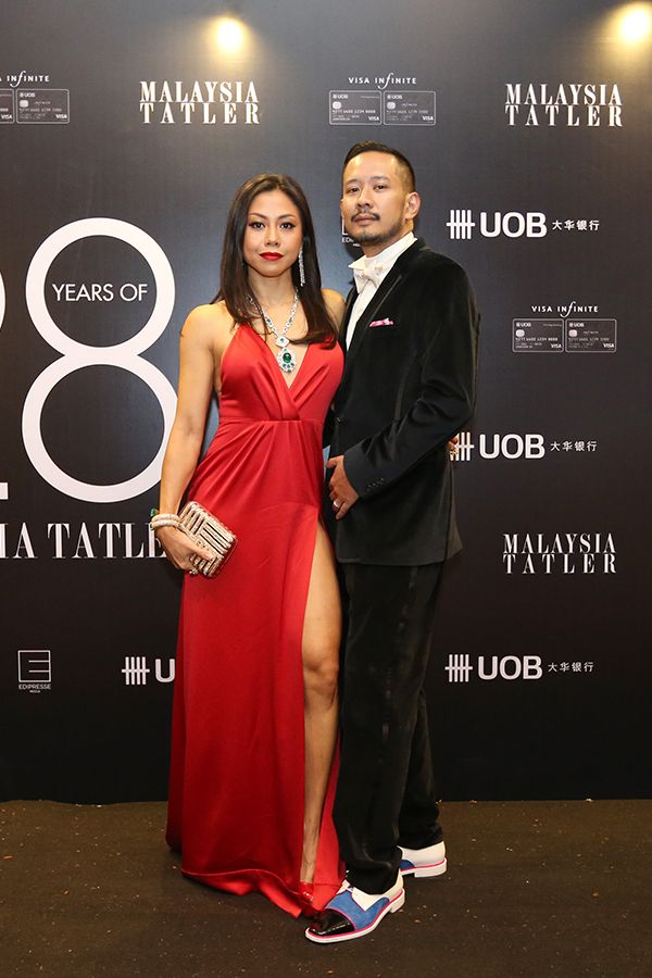 2017 November, Tatler Ball: All eyes turned on the poised lady in red; who oozed vixen vibes in a bold red dress and stunning statement necklace that showed off her fine figure