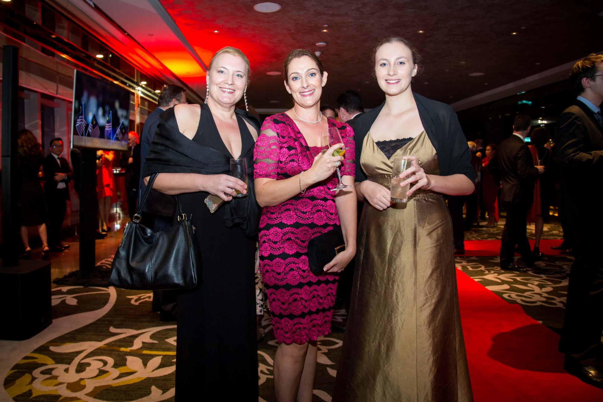 Delphinne Buriot, Theresa Attar and Laurene Buriot