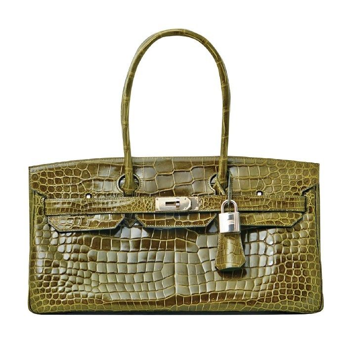 Hermès Exotic Skin Birkin In Vert Veronese